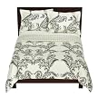 BLACK Maxine Paisley Print 310Tc Duvetset - KING