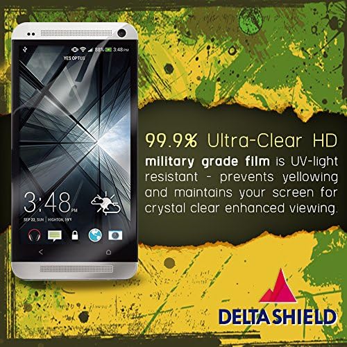 [3-PACK] DeltaShield BodyArmor - LG Optimus Zone 2 Screen Protector - Premium HD Ultra-Clear Cover Shield with Lifetime Warranty Replacements - Anti-Bubble & Anti-Fingerprint Military-Grade Film