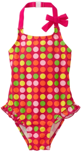 Flapdoodles Toddler Girls Dotty One Piece Suit