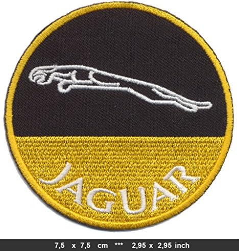 JAGUAR Iron Sew On Cotton Patches Auto Cars Racing Motor Sports England by RSPS Embroidery n Decals