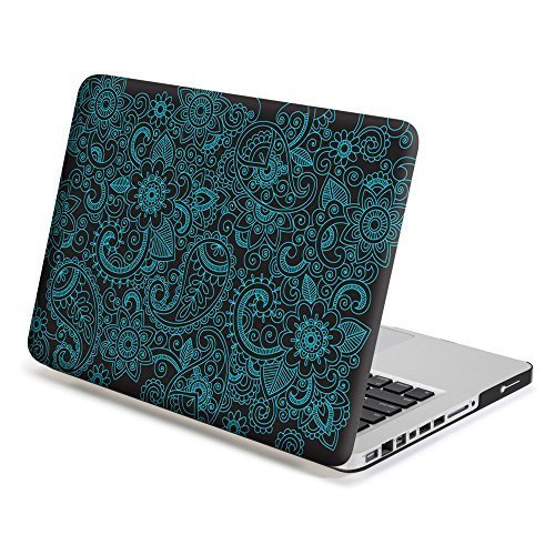 MacBook Pro 13 Case, GMYLE Hard Case Print Frosted for MacBook Pro 13 inch (Model: A1278) - Squama Grey Paisley Pattern Rubber Coated Hard Shell Case Cover (Not fit for Macbook Pro 13 inch with Retina Display A1425 and A1502)