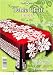 Hawaiian Tropical Fabric Tablecloth 60-inch By 84-inch (Honu Turtle and Monstera, Red Color)