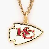 Kansas City Chiefs Chain Necklace with NFL Team Logo Pendant