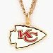 Kansas City Chiefs Chain Necklace with NFL Team Logo Pendant