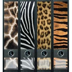 File Art - Design Etiketten - Motiv Safari - breit
