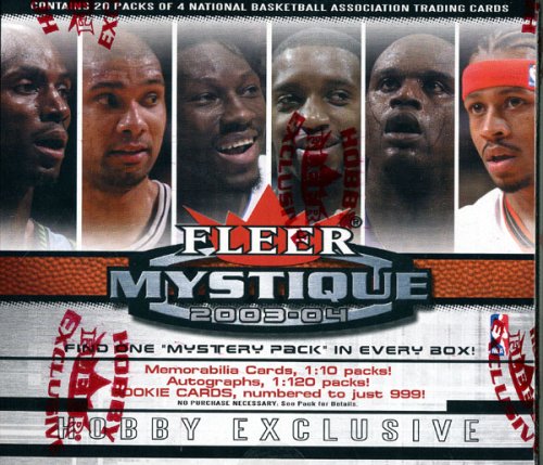 2003 04 Fleer Mystique Basketball Unopened Hobby Box