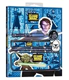 Star Wars Clone Wars 4013161 - Schreibwarenset mit Bleistiften, Farben, Radiergummi, Spitzer etc. 25 x 6 x 31 cm