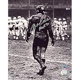 Steiner Sports NFL YA Tittle Covered in Mud Autographed 8-by-10-Inch Photograph with "HOF" Inscription