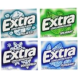 Extra Sugarfree Gum 18 Pack Mint Variety Box - 18 Packs of 15 Pieces (270 Pieces Total)