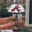 Atlanta Braves MLB Stained Glass Table Lamp
