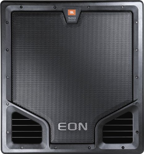 JBL EON 518S Portable 18-inch 500-Watt Self-Powered Subwoofer with Crossover, Dual Inputs,Loopthrough for Sattelite Speakers and Pole Mount Socket