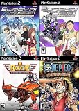 Bandai Namco Anime Games Set Lot: Eureka Seven Vol.1 2 + DICE: DNA Integrated Cybernetic Enterprises + One Piece: Pirates Carnival Bandai Namco Anime Games Set Lot: Eureka Seven Vol.1 2 + DICE: DNA Integrated Cybernetic Enterprises + One Piece: Pirates Carnival