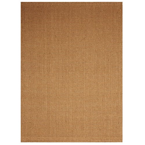 Anji Mountain Bamboo Chairmat & Rug Co. 5-Foot-by-8-Foot Ganges Jute Rug with Boucle Weave, Natural
