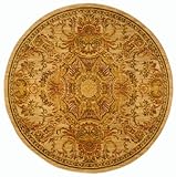 151239 - Rug Depot Traditional Area Rug Shapes - 7'4 Round - Antiquities Collection - Beige Background - 3X674-64100 - Machine Made of 100% Nylon Fibers - Aubusson Pattern