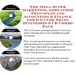 The Mega Super Marketing, Godfather Principles and Accounting & Finance for Ice Cube Trays Businesses 3 CD Combo Pack book cover