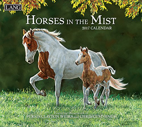 Lang 2017 Horses In The Mist Wall Calendar, 13.375 x 24 inches (17991001917)