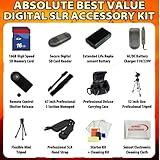 Absolute Best Value Digital SLR Accessory Kit For the Sony Alpha A290 A330  ....