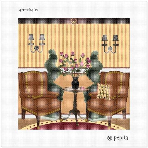 Armchairs Needlepoint Canvas