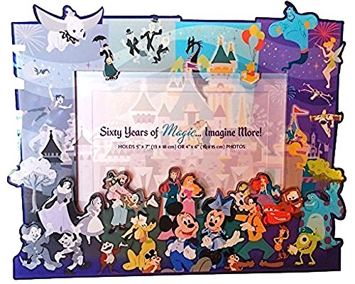Disneyland 60th Anniversary Diamond Celebration Through The Years Frame