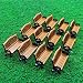Evemodel ZY35087OB 12pcs Model Train Platform Park Street Seat Bench Chairs Settee 1:87 HO Scale