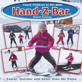 HAND-Z-BAR Kids Downhill Ski Trainer to Learn Beginner Alpine Skiing by