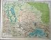 Manitoba North-West Ontario 1920 Colour Map