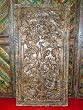 Antique Doors Hand-carved Bird and Flowers Wall Panels Shutters 72 Inch India