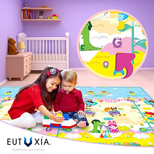 Baby & kids safety play mat, eutuxia® [large: 77 &…