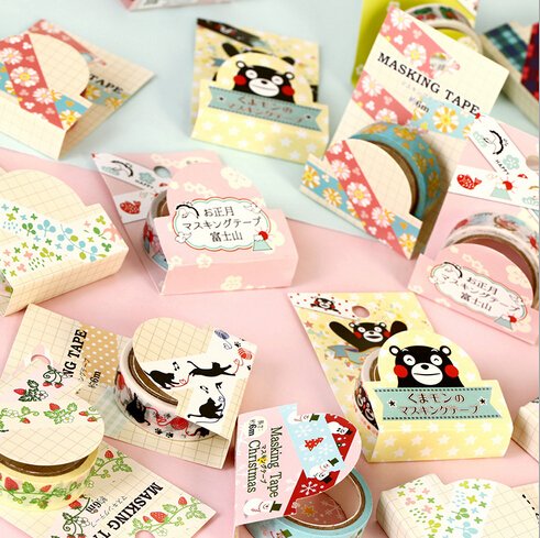 Onor-tech set of 4 roll lovely cute japanese washi mask…