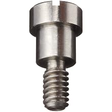 303 Stainless Steel Shoulder Screw, Slotted Drive
