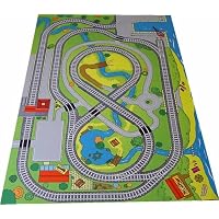 Railway playmat