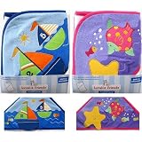 Bright Applique Hooded Towel