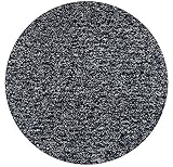 UPC 757618142652 product image for KAS Oriental Rugs Bliss Collection Round Shag Area Rug, 6', Black Heather | upcitemdb.com