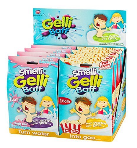 Set of 2 Assorted Smelli Gelli Baff - Bath Slime - Popcorn a