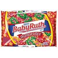 Baby Ruth Miniature Bars, Christmas, 11-Ounce Bags (Pack of 6)