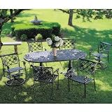 Windham Castings Catalina Cast Aluminum Oval Patio Dining Set For 6