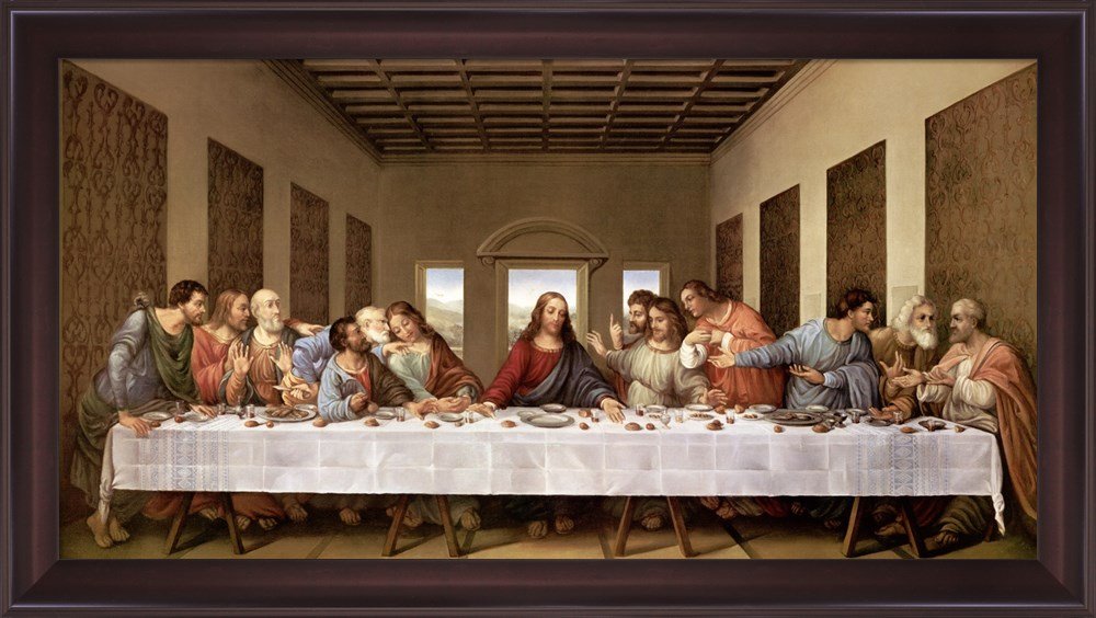 Amazon.com: The Last Supper by Leonardo Da Vinci Wall Picture ... Amazon.com: The Last Supper by Leonardo Da Vinci Wall Picture ...