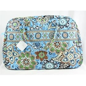 Buy Vera Bradley Weekender Bali Blue by Vera Bradley