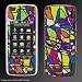 Verizon LG Voyager colorful mosaic Gel Skin vyger-g29