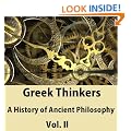 Greek Thinkers A History of Ancient Philosophy ( Vol. 2 )