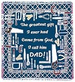 Greatest Dad Cotton Throw - Father's Day Gift for Dad