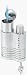 Colibri Commander Satin Silver Torch Flame Wind-Resistant Cigar Lighter Image