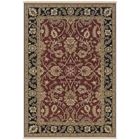Rizzy Home EL0579 Elegance 2-Feet by 3-Feet Area Rug, Burgundy