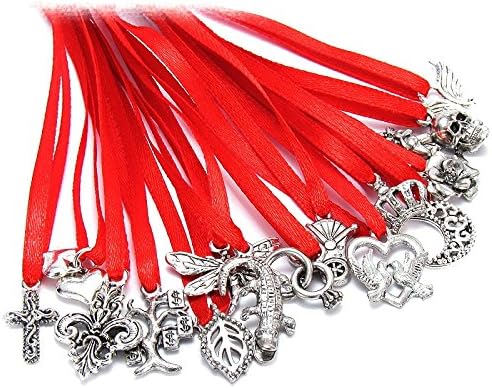 16 Piece Set - Roxy Jewels New Orleans Wedding Cake, Bridesmaid Luncheon Pull Favor Charms Made of High Quality Antique Silver Pewter (Ribbon NOT Included)