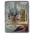 Country Estate with Bible Verse Throw