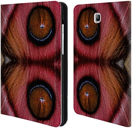 Official Elena Kulikova Mirrored Suraka Moth From Madagascar Plumes Leather Book Wallet Case Cover For Samsung Galaxy Tab A 8.0