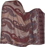 Paisley Shawl Patterns Womens Wrap Dress in India (psley328)