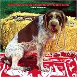 German Wirehaired Pointers Wall (BROWNT) - 2008 Calendar