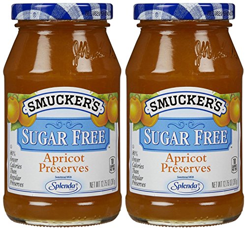 Smucker's Sugar Free Preserves with Splenda-Apricot-12.75 Oz-2 Pack