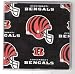 CD DVD Holder Carrier Made with NFL Cincinnati Bengals Fabric